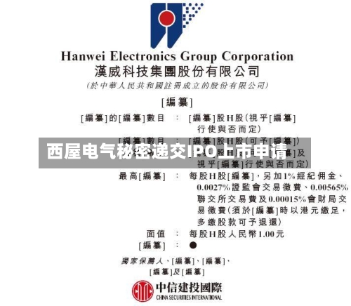 西屋电气秘密递交IPO上市申请-第2张图片