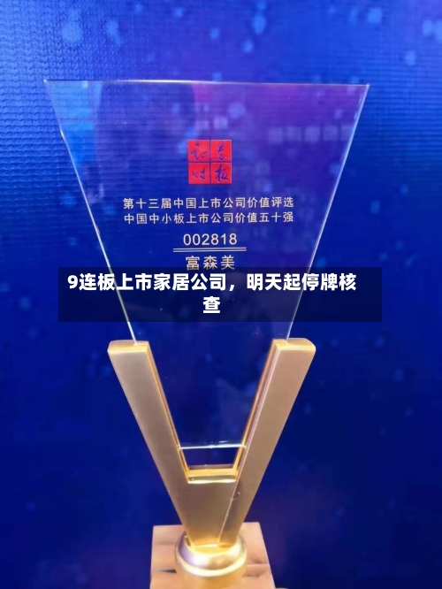 9连板上市家居公司，明天起停牌核查-第3张图片