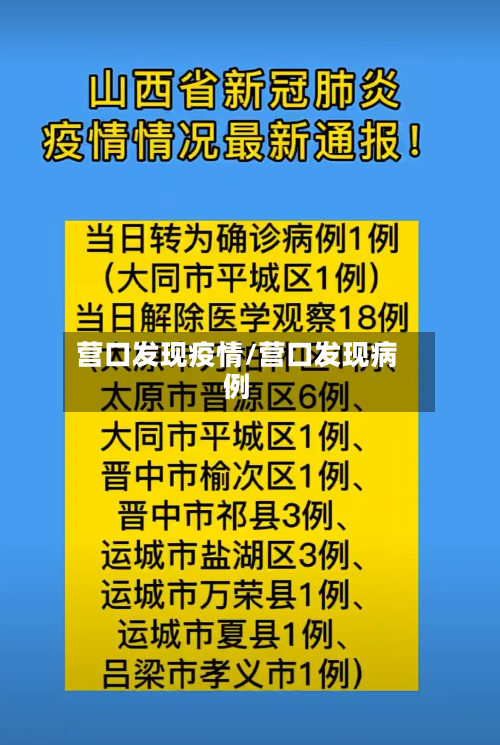 营口发现疫情/营口发现病例