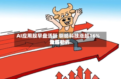 AI应用股早盘活跃 明略科技涨超16%金蝶世界涨超4%-第2张图片