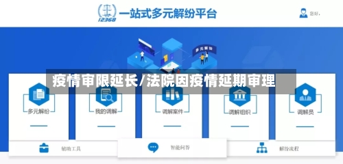 疫情审限延长/法院因疫情延期审理