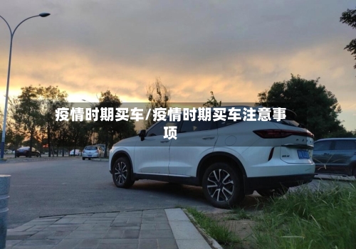 疫情时期买车/疫情时期买车注意事项-第3张图片