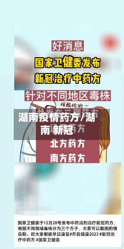 湖南疫情药方/湖南 新冠-第3张图片