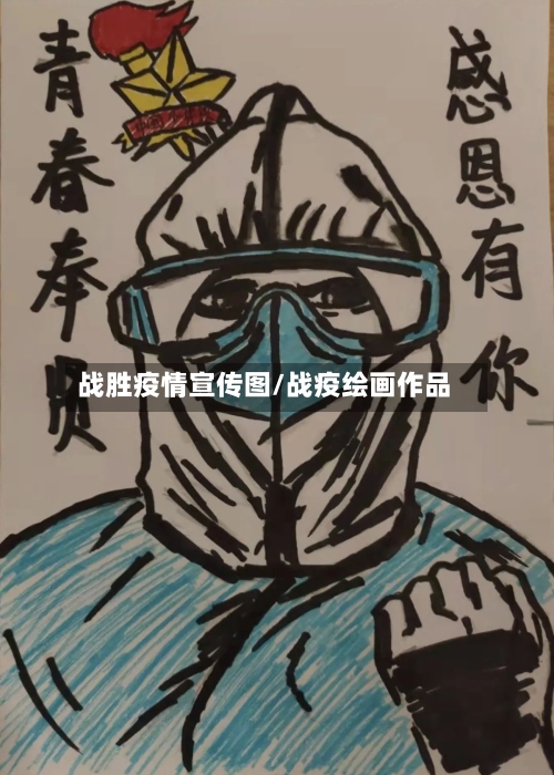 战胜疫情宣传图/战疫绘画作品