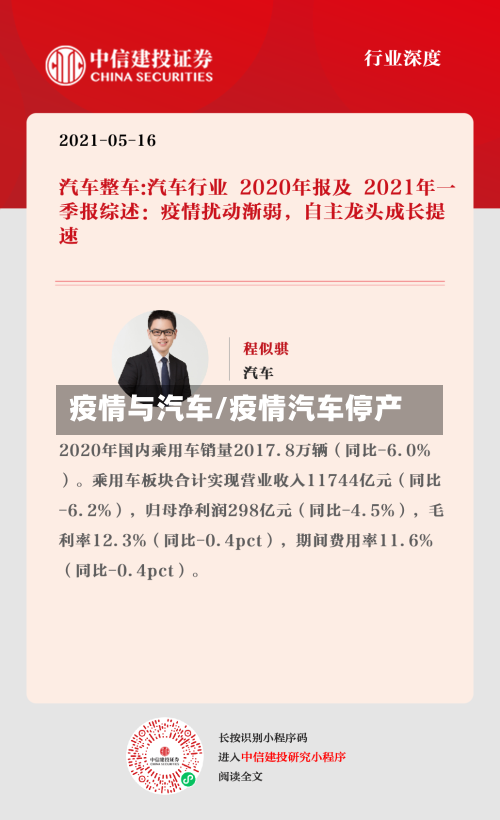 疫情与汽车/疫情汽车停产-第2张图片