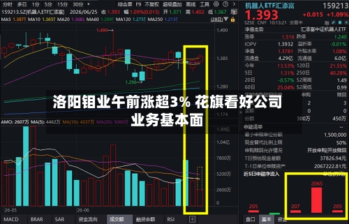 洛阳钼业午前涨超3% 花旗看好公司业务基本面-第2张图片