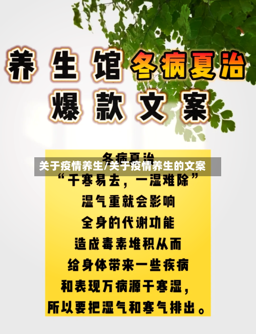 关于疫情养生/关于疫情养生的文案