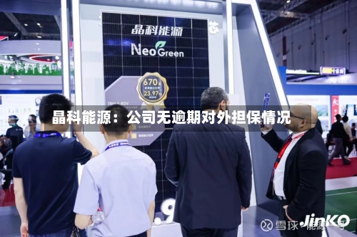 晶科能源：公司无逾期对外担保情况