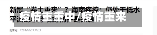 疫情重重中/疫情重来-第3张图片