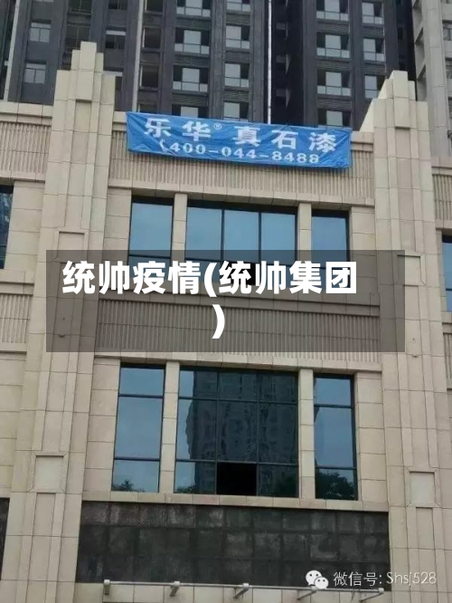 统帅疫情(统帅集团)-第2张图片