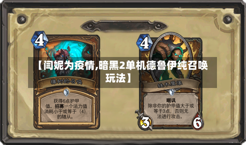 【闫妮为疫情,暗黑2单机德鲁伊纯召唤玩法】-第2张图片