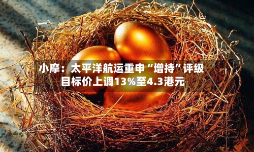 小摩：太平洋航运重申“增持”评级 目标价上调13%至4.3港元-第2张图片