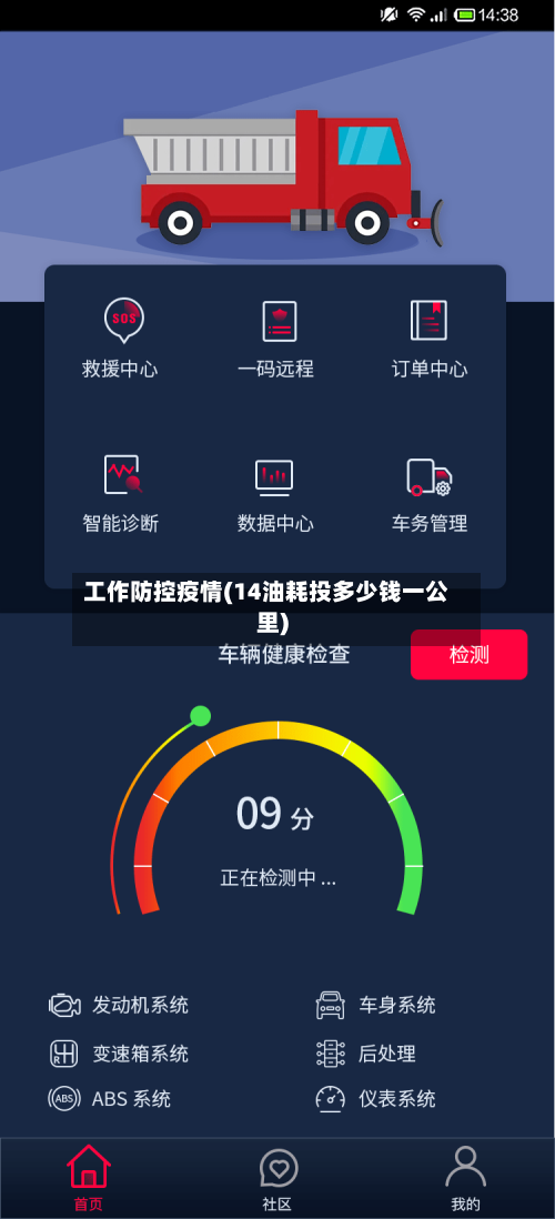 工作防控疫情(14油耗投多少钱一公里)-第2张图片