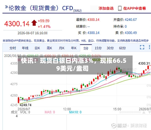 快讯：现货白银日内涨3%	，现报66.59美元/盎司-第2张图片