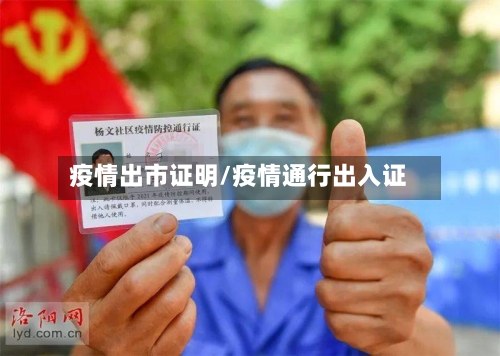 疫情出市证明/疫情通行出入证-第3张图片