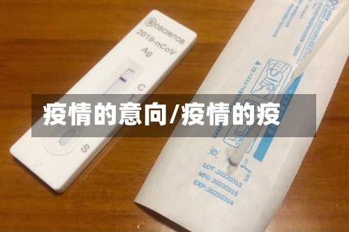 疫情的意向/疫情的疫