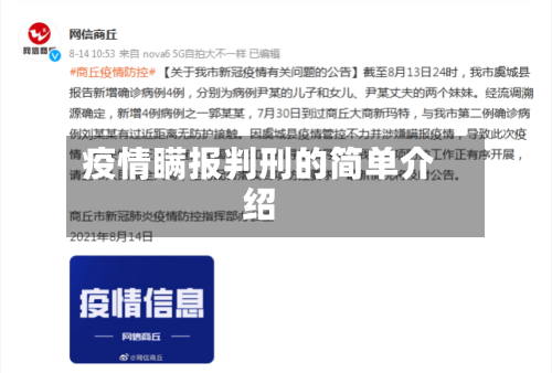 疫情瞒报判刑的简单介绍-第2张图片