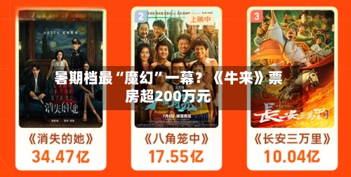 暑期档最“魔幻”一幕？《牛来》票房超200万元