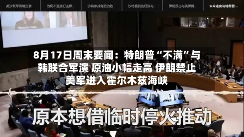 8月17日周末要闻：特朗普“不满”与韩联合军演 原油小幅走高 伊朗禁止美军进入霍尔木兹海峡-第2张图片