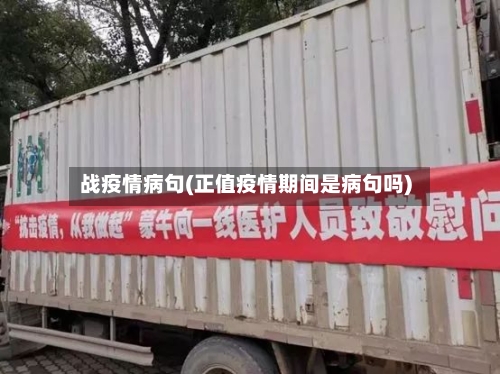 战疫情病句(正值疫情期间是病句吗)-第3张图片