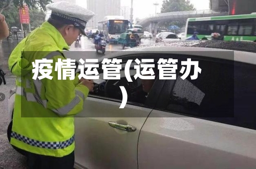 疫情运管(运管办)-第3张图片
