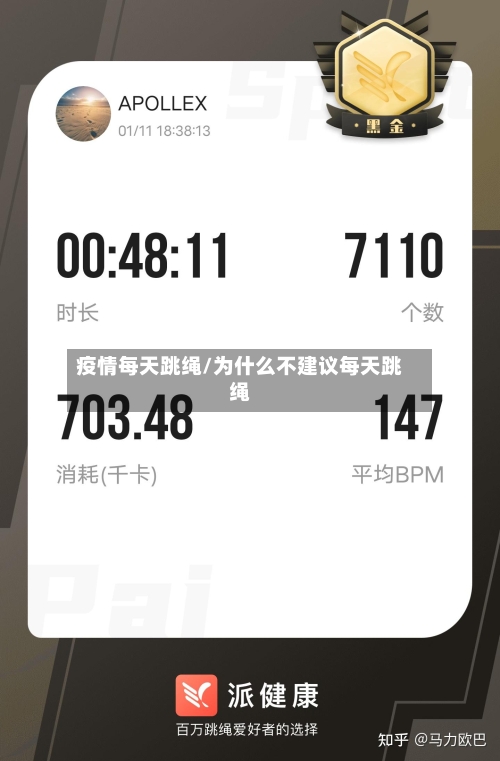 疫情每天跳绳/为什么不建议每天跳绳-第2张图片