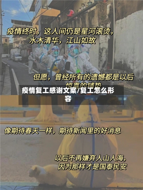 疫情复工感谢文案/复工怎么形容-第2张图片