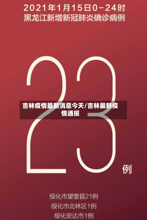 吉林疫情最新消息今天/吉林最新疫情通报-第3张图片
