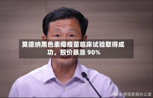 莫德纳黑色素瘤疫苗临床试验取得成功	，股价暴涨 90%-第2张图片