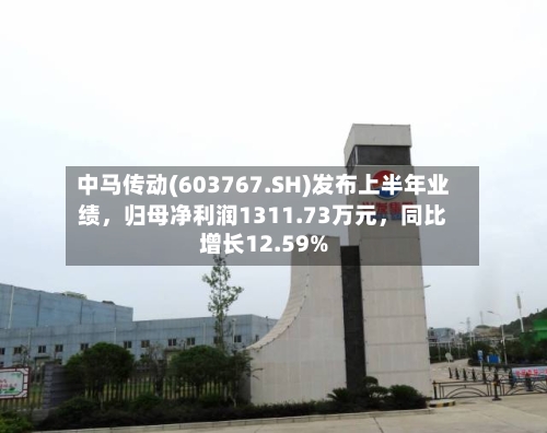 中马传动(603767.SH)发布上半年业绩	，归母净利润1311.73万元，同比增长12.59%-第2张图片