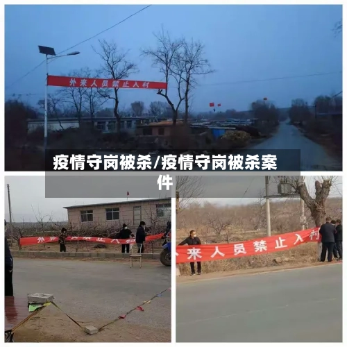 疫情守岗被杀/疫情守岗被杀案件-第2张图片