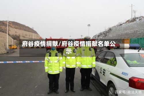 府谷疫情捐献/府谷疫情捐献名单公示-第2张图片