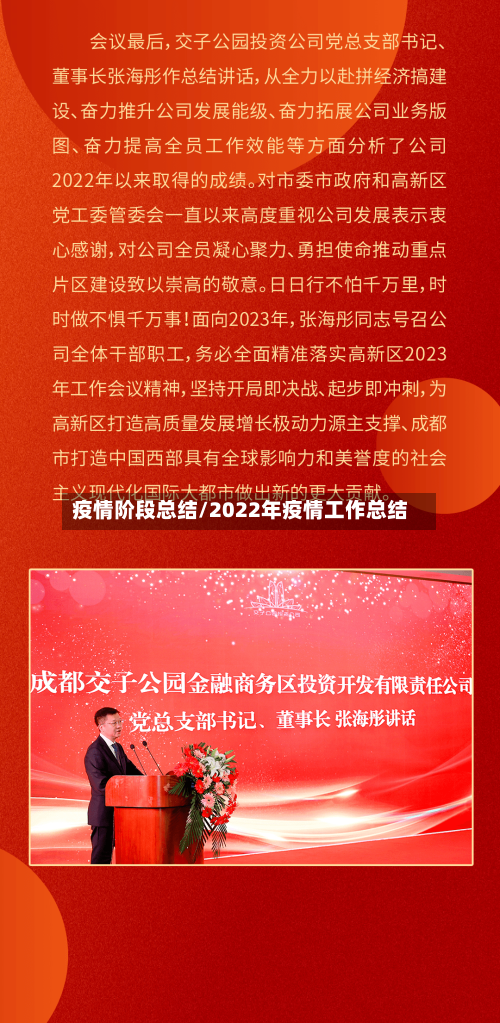 疫情阶段总结/2022年疫情工作总结