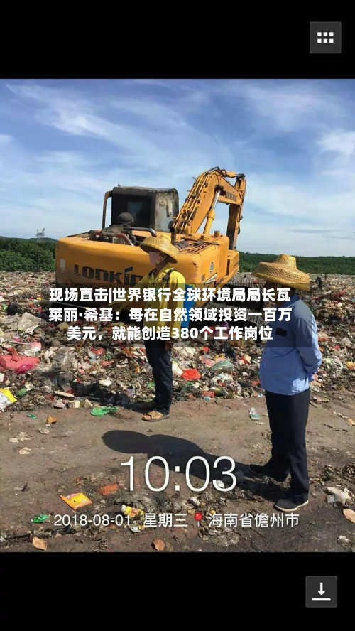 现场直击|世界银行全球环境局局长瓦莱丽·希基：每在自然领域投资一百万美元	，就能创造380个工作岗位-第2张图片