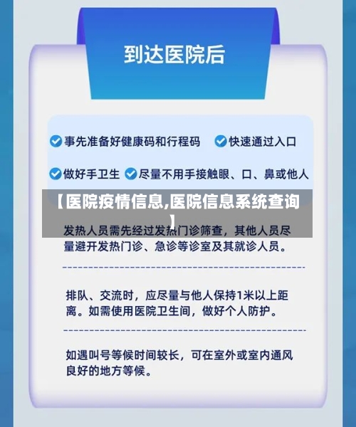 【医院疫情信息,医院信息系统查询】