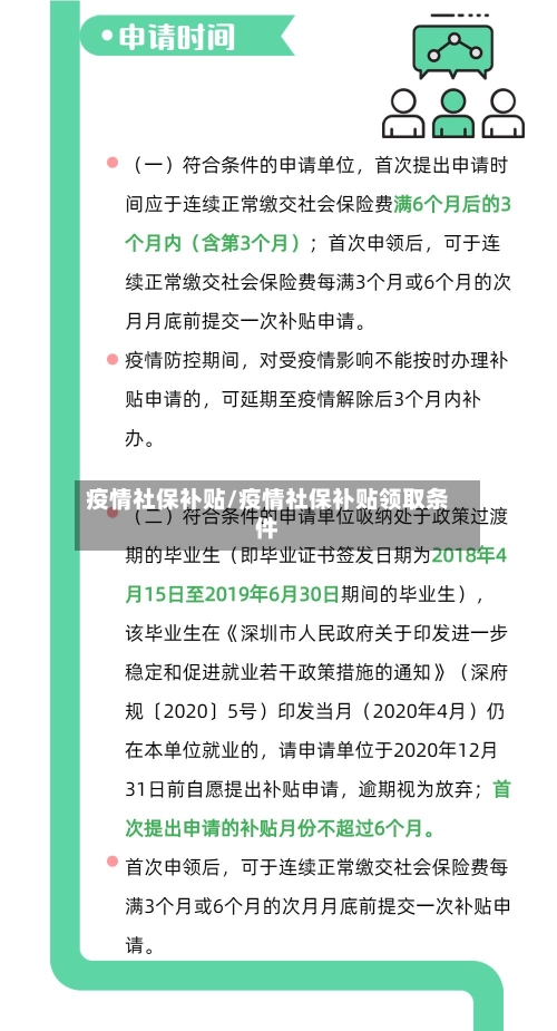 疫情社保补贴/疫情社保补贴领取条件-第2张图片