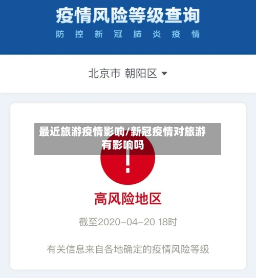最近旅游疫情影响/新冠疫情对旅游有影响吗