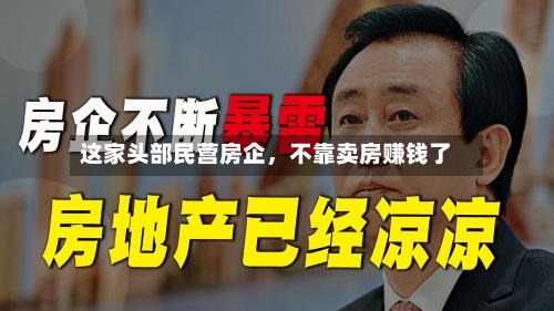 这家头部民营房企，不靠卖房赚钱了-第2张图片