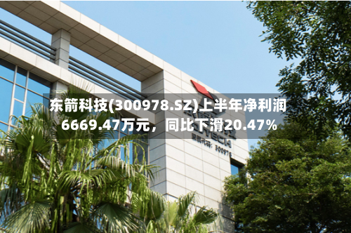 东箭科技(300978.SZ)上半年净利润6669.47万元，同比下滑20.47%