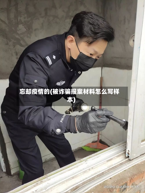 忘却疫情的(被诈骗报案材料怎么写样本)-第3张图片