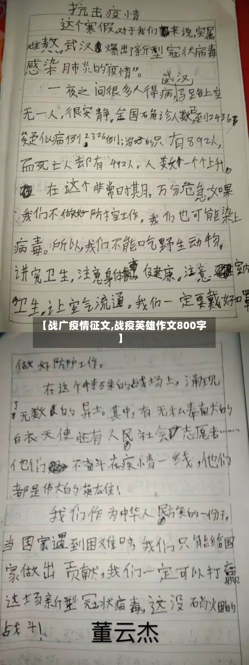 【战广疫情征文,战疫英雄作文800字】-第2张图片