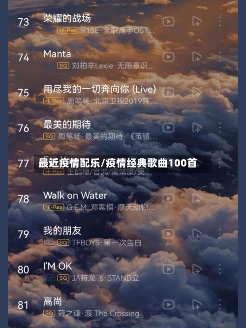 最近疫情配乐/疫情经典歌曲100首-第2张图片